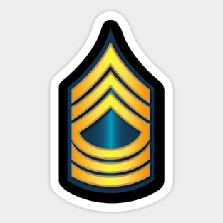 POCKET - Army - Master Sergeant - E8 - Blue Sticker